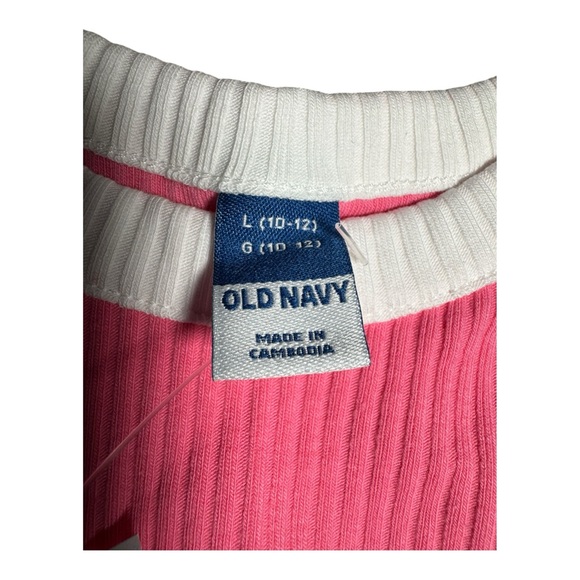 Old Navy Girls Ribbed Tank Dress Pink‎ Size L (10–12) – New - Picture 7 of 8